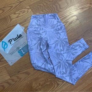P’Tula Active Purple Desa’ree II leggings XS nwt